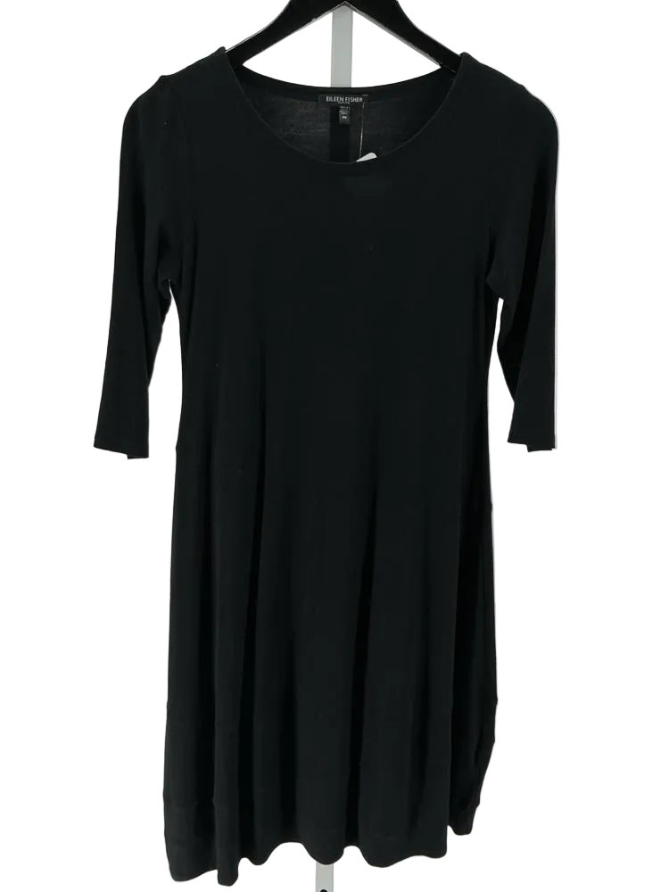 Eileen Fisher Size XS Black Dress