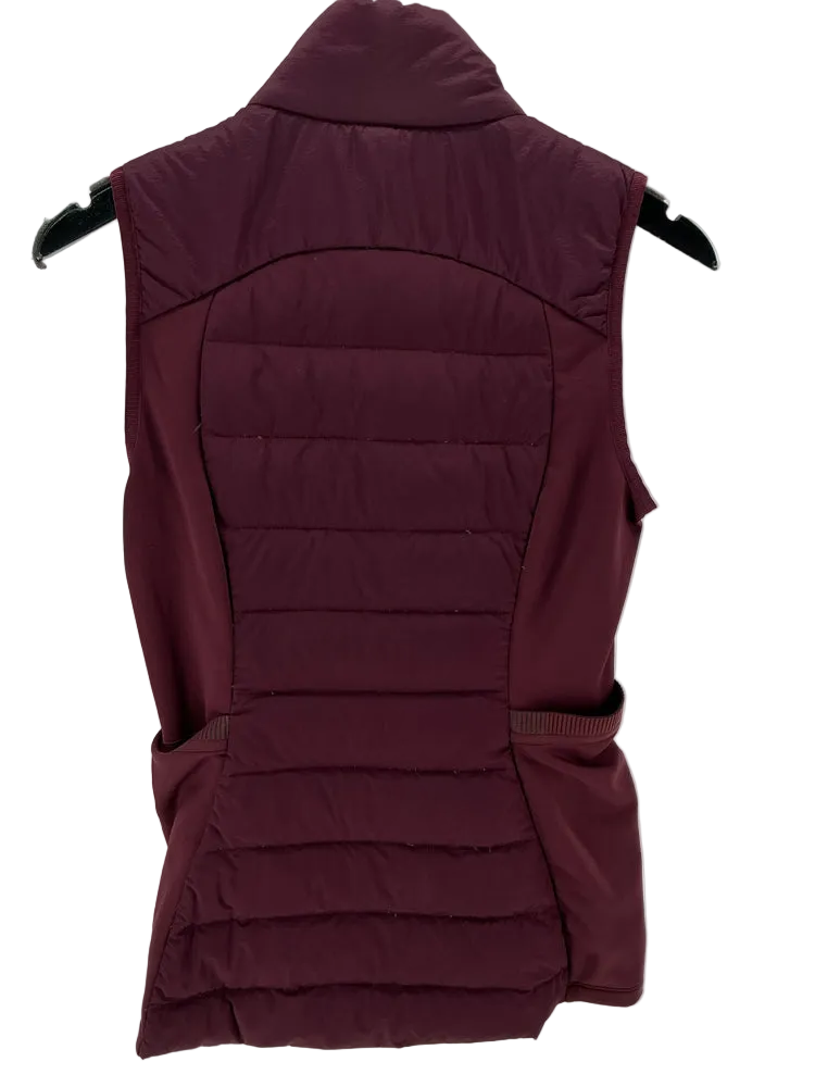 lululemon Size S Burgundy Vest