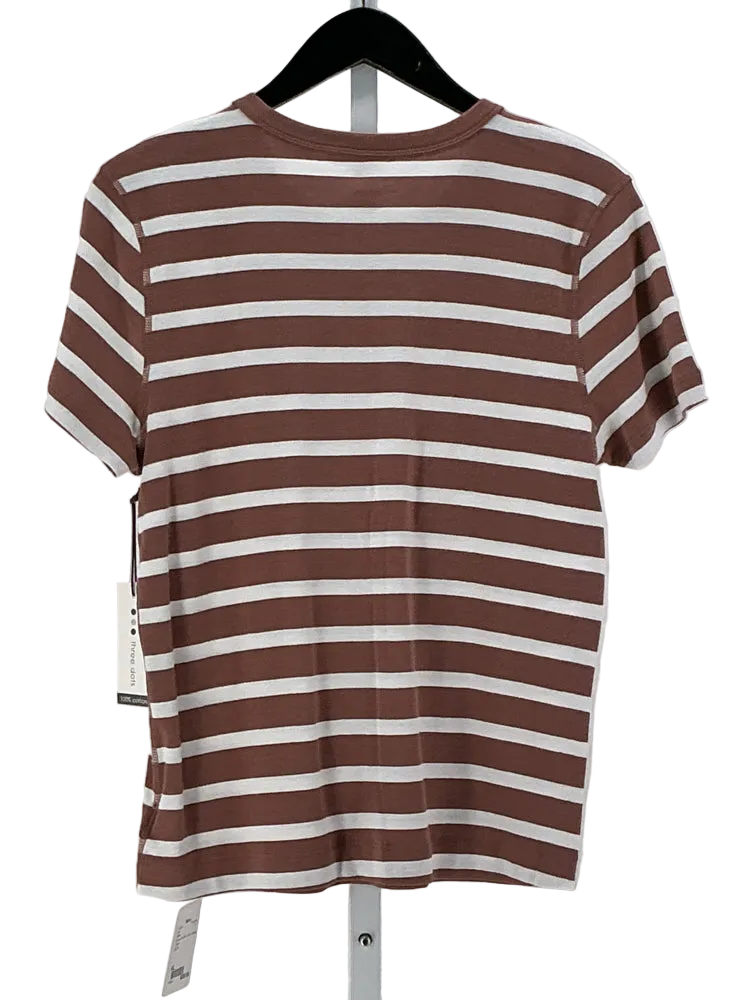 3 Dot Size XL Brown & white Shirt