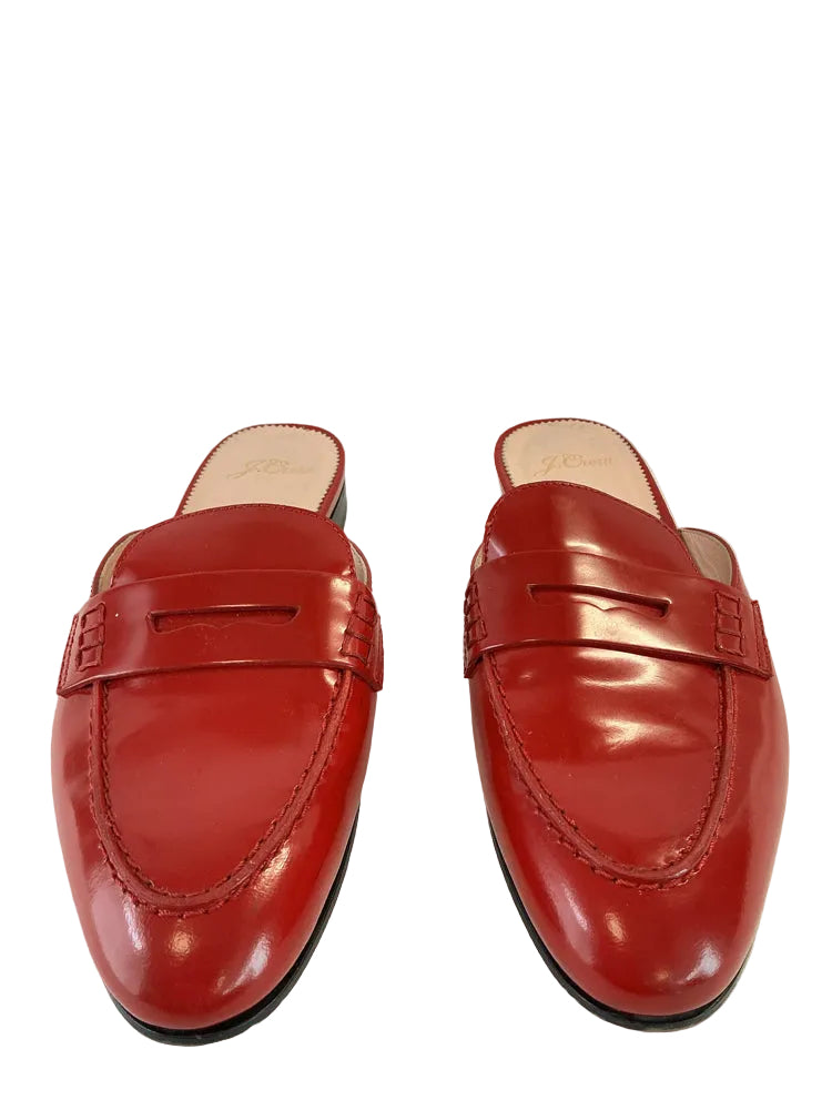 Jcrew Shoe Size 7 Red Mules