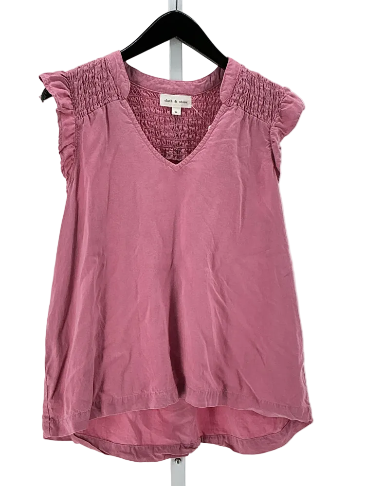 Cloth & Stone Size M Pink Shirt