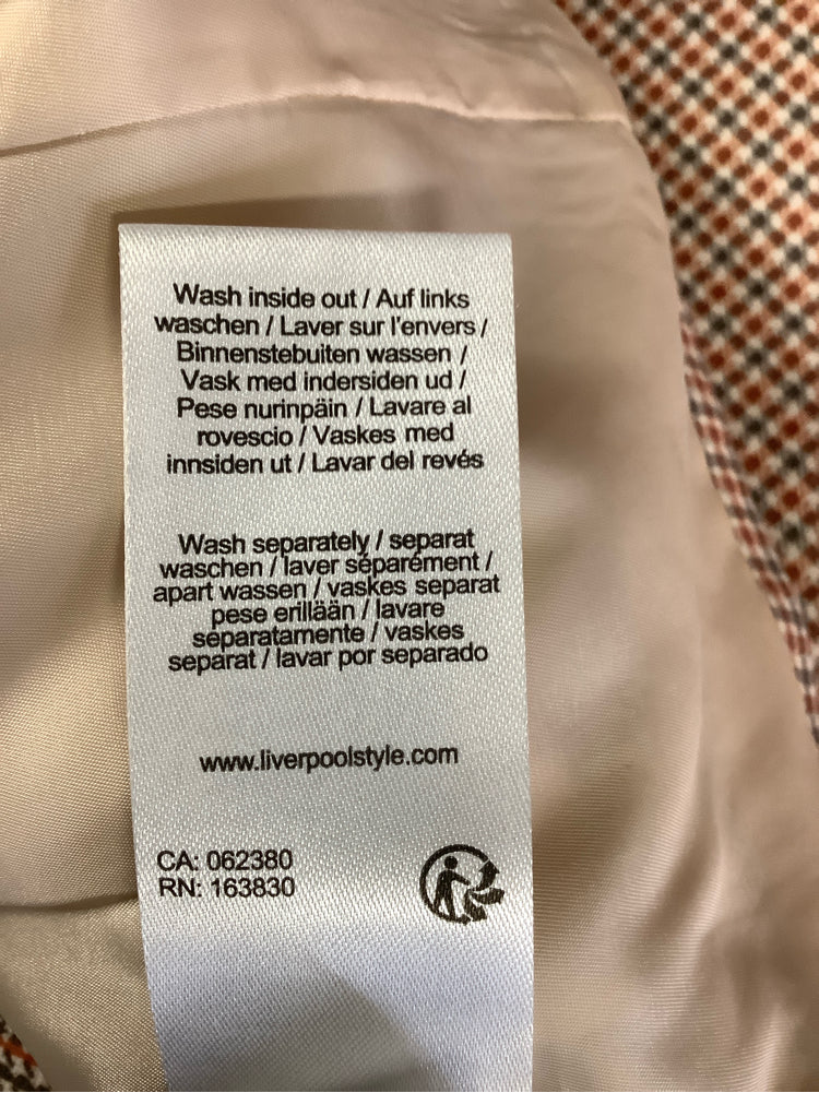 Liverpool Size S Tan Multi Hadley Blazer
