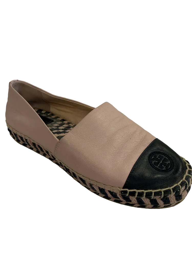 Tory Burch Shoe Size 8 Pink & Navy Flats