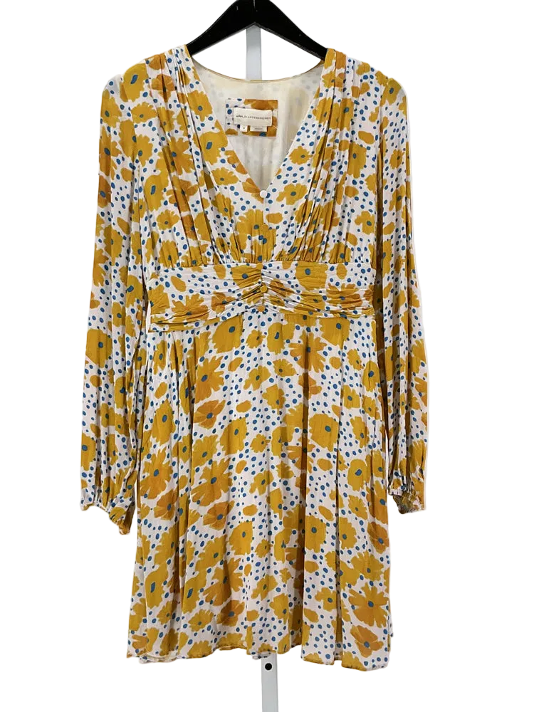 by anthropologie Size M Yellow Multi Dress