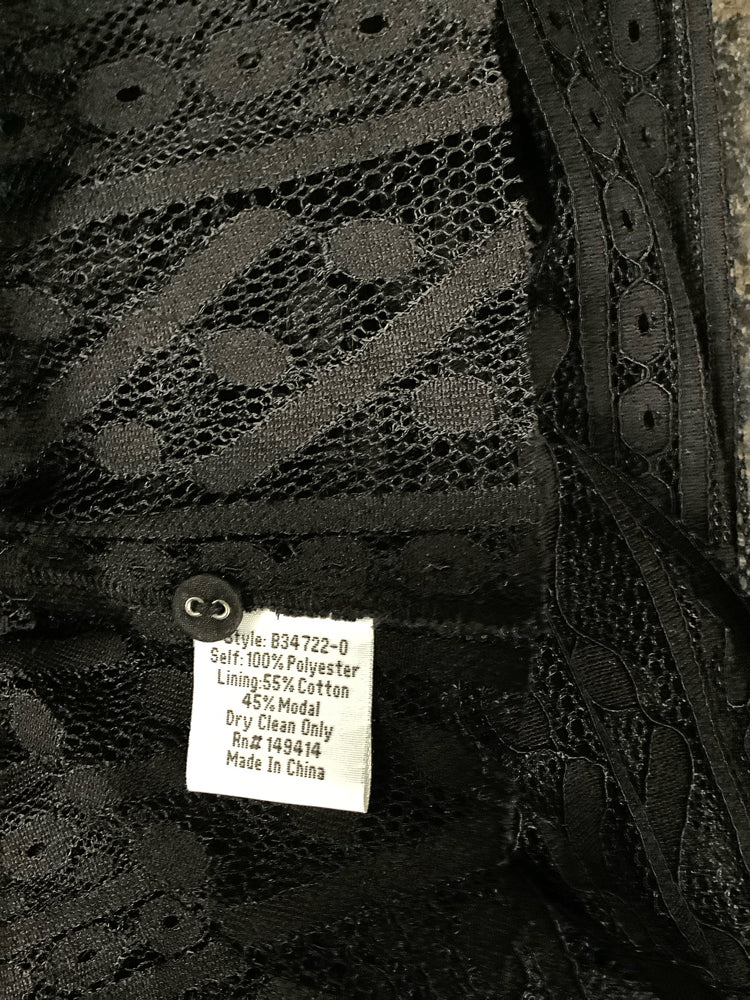 Johnny Was Size L Black Dress