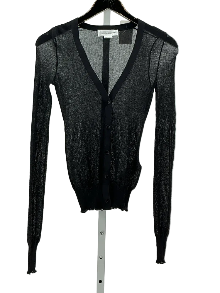 Victoria Beckham Size XS Black Cardigan