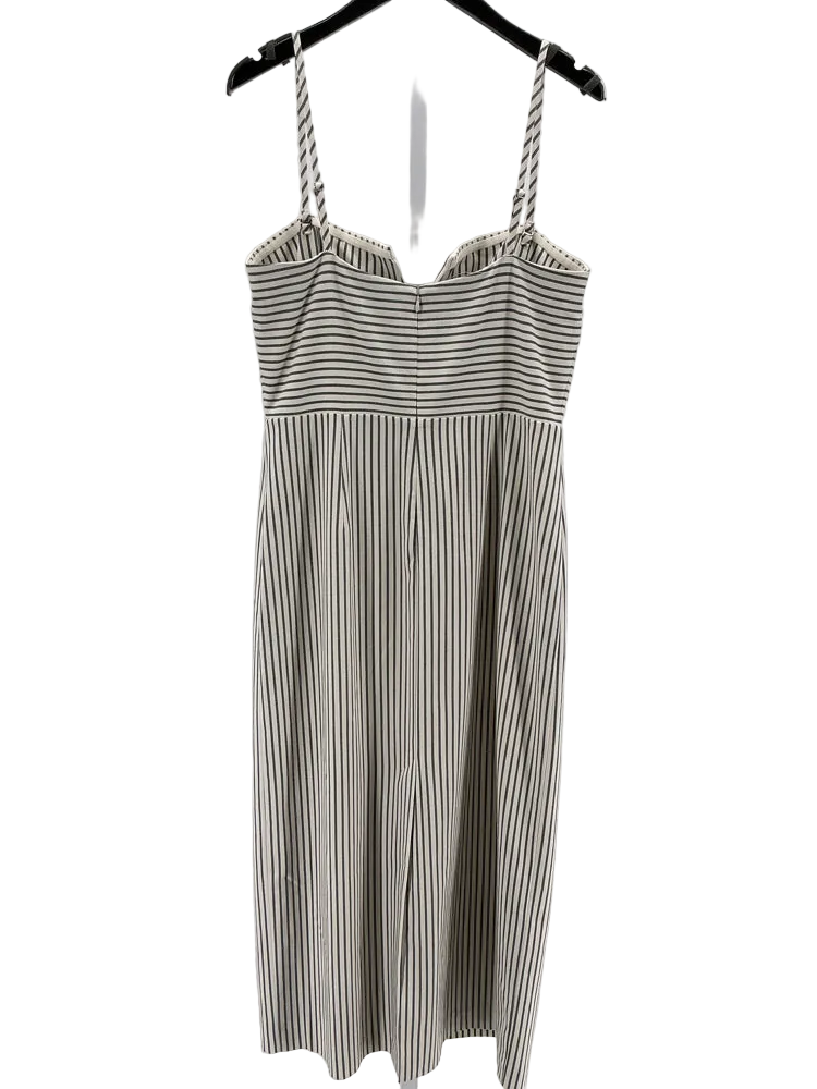 Antonio Melani Size 12 Gray & White Dress