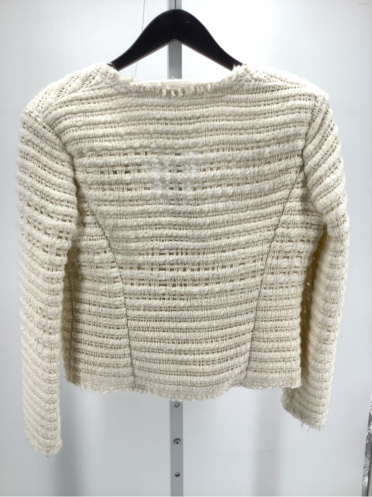 Iro Size 8 White Cardigan