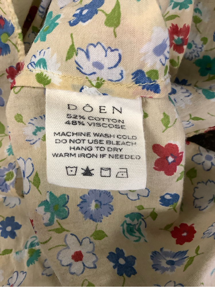 Doen Size XS Yellow Multi Abelene Shirt