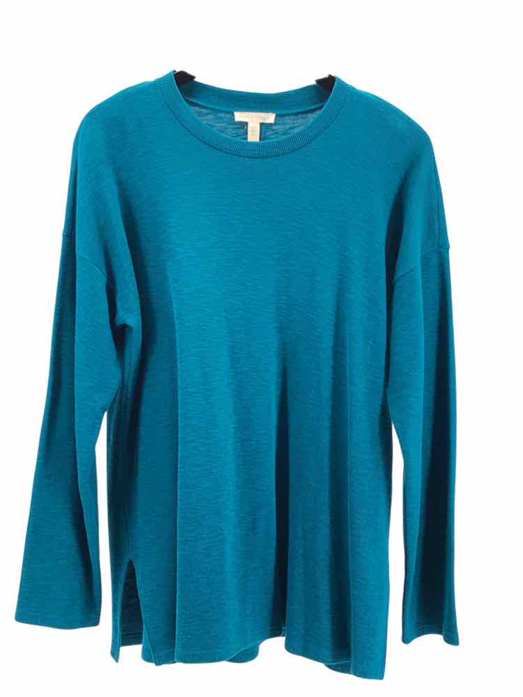 Eileen Fisher Size XS Blue Green Shirt