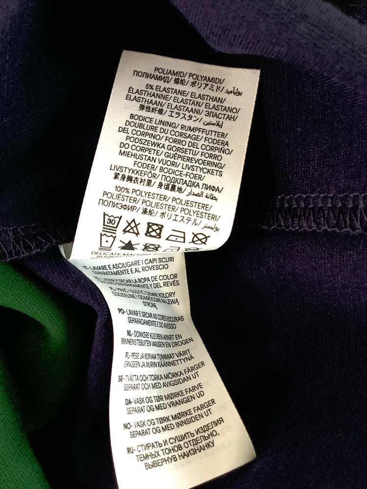 Boden Size 4 Navy & Green Dress