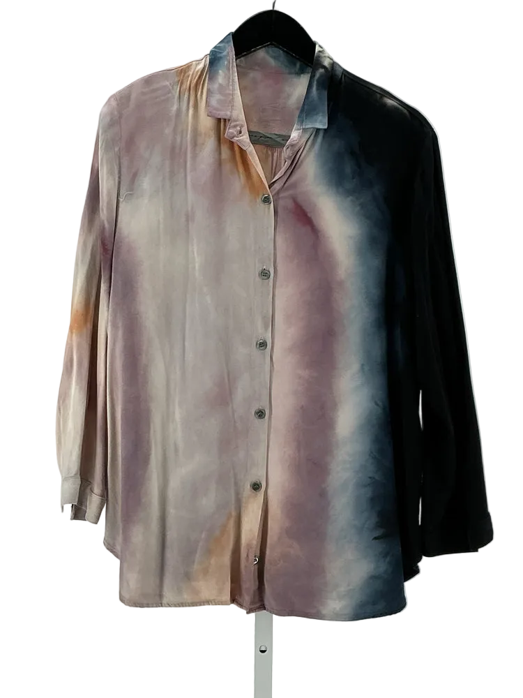 Raquel Allegra Size S Black multi Shirt