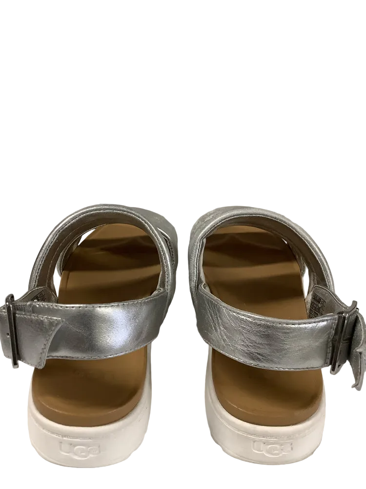 Ugg Shoe Size 8.5 Silver Zayne Sandals