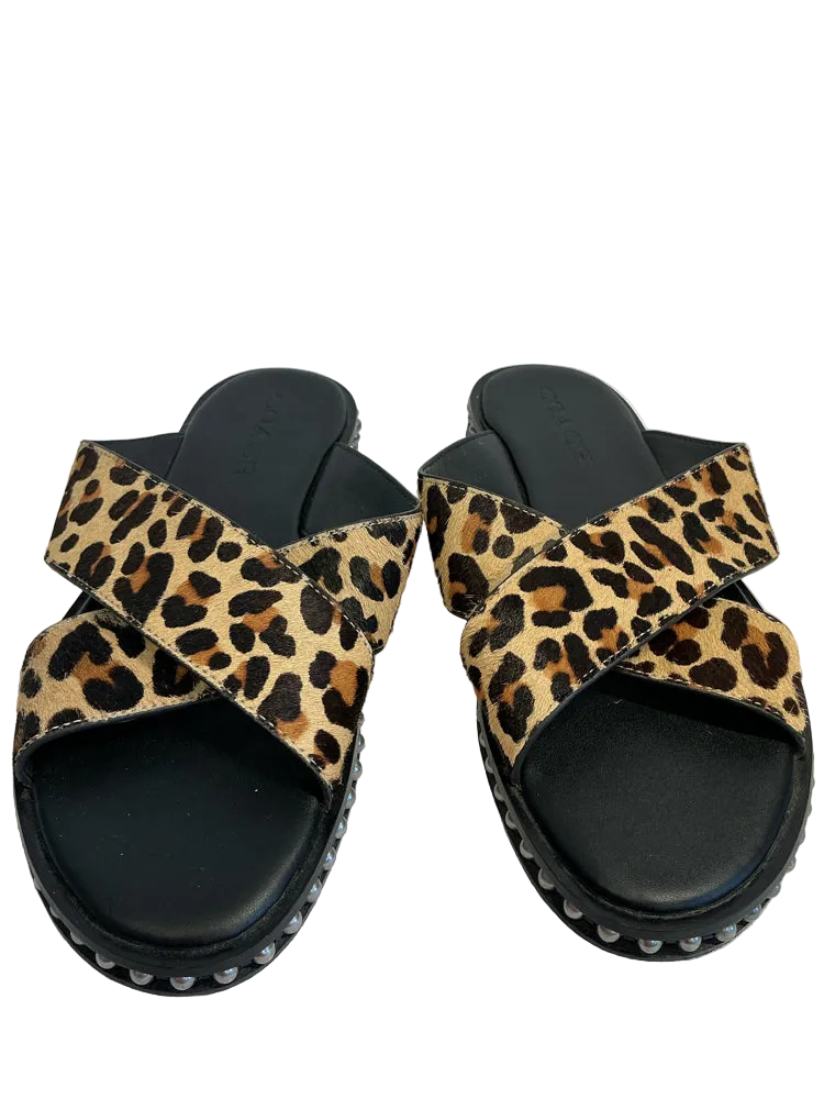 Coach Shoe Size 7.5 Black & Brown Sandals