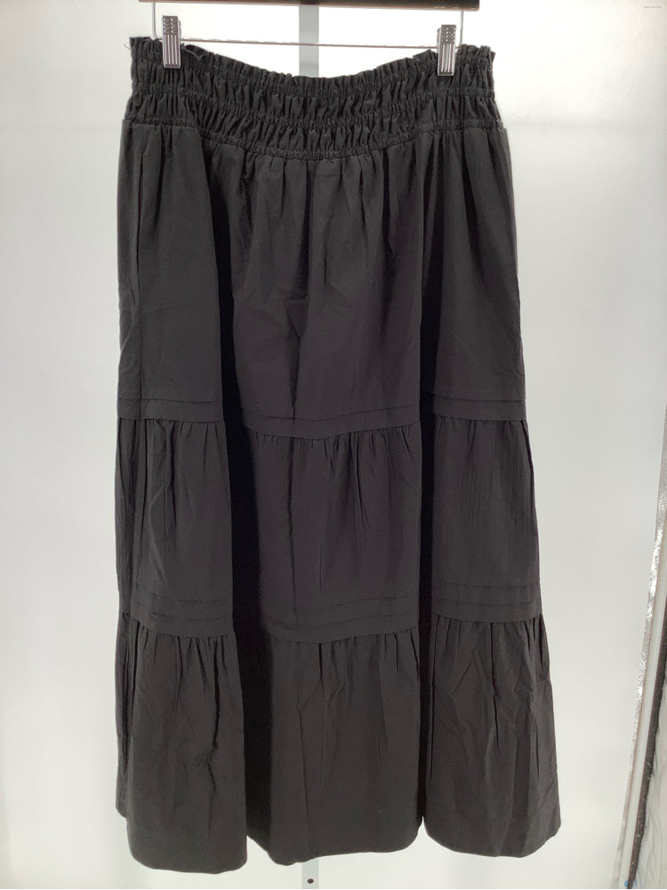 by anthropologie Size XL Black Skirt