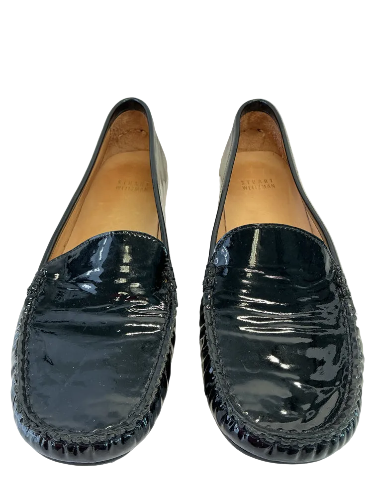 Stuart Weitzman Shoe Size 9 Black Mach 1 driving loafer Loafers