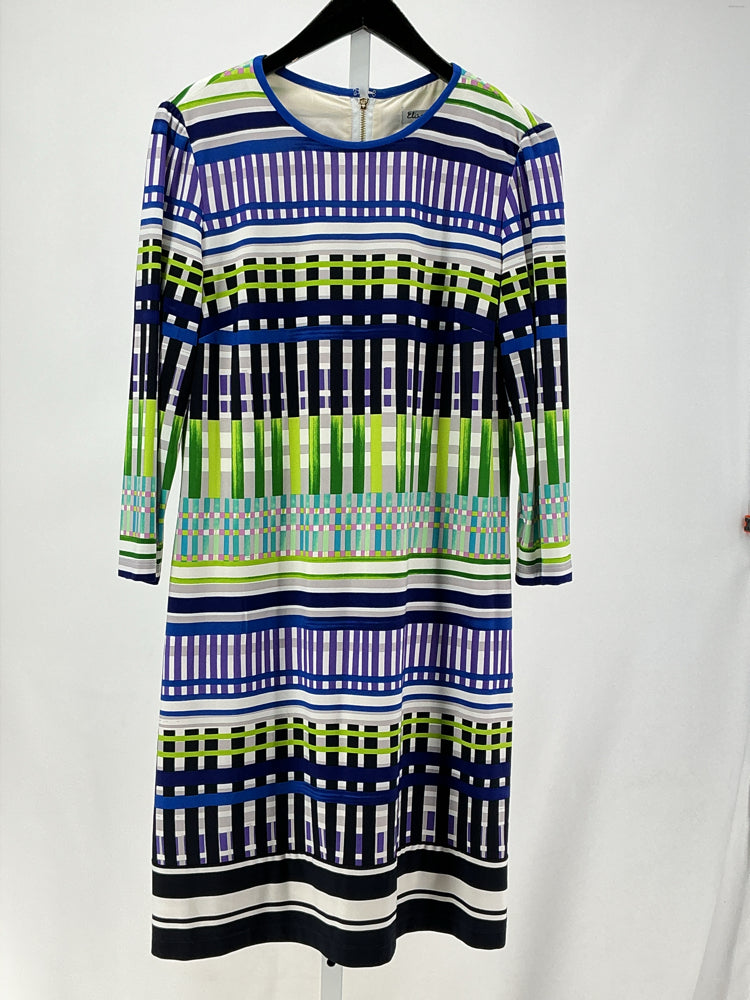 Eliza J Size 14 Blue Multi Dress
