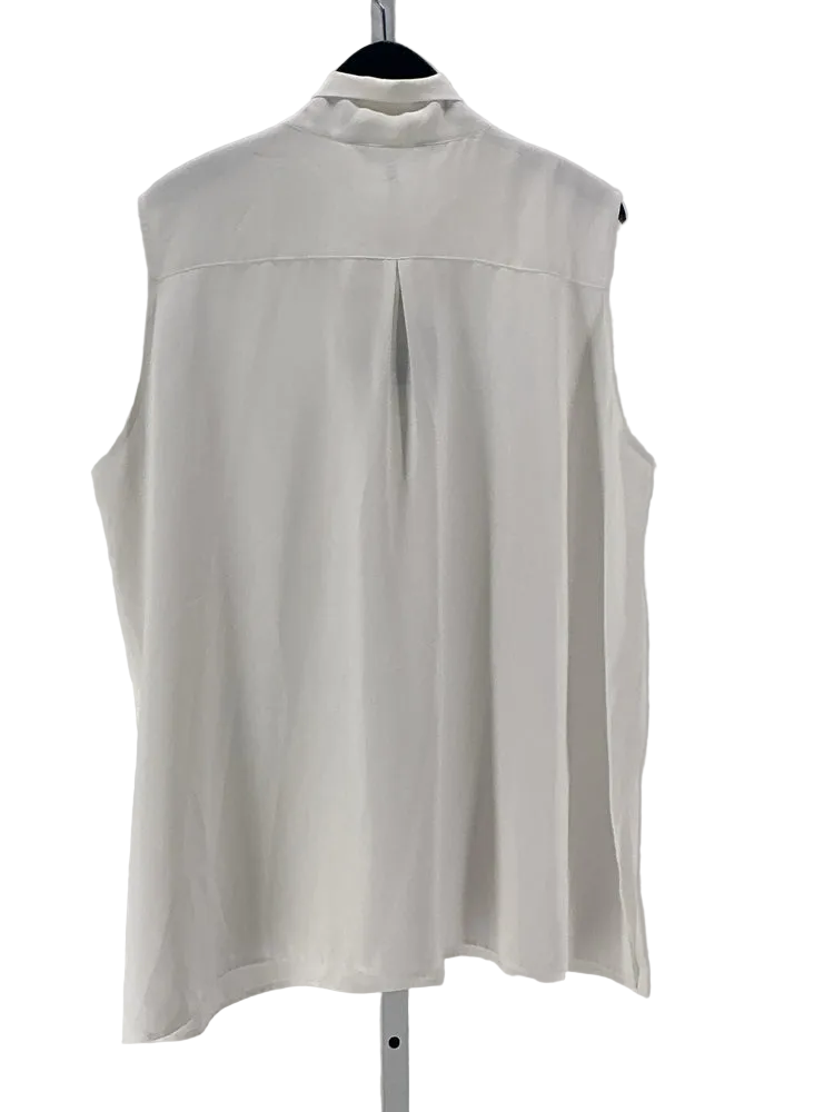 Ming Wang Size 1X White Shirt