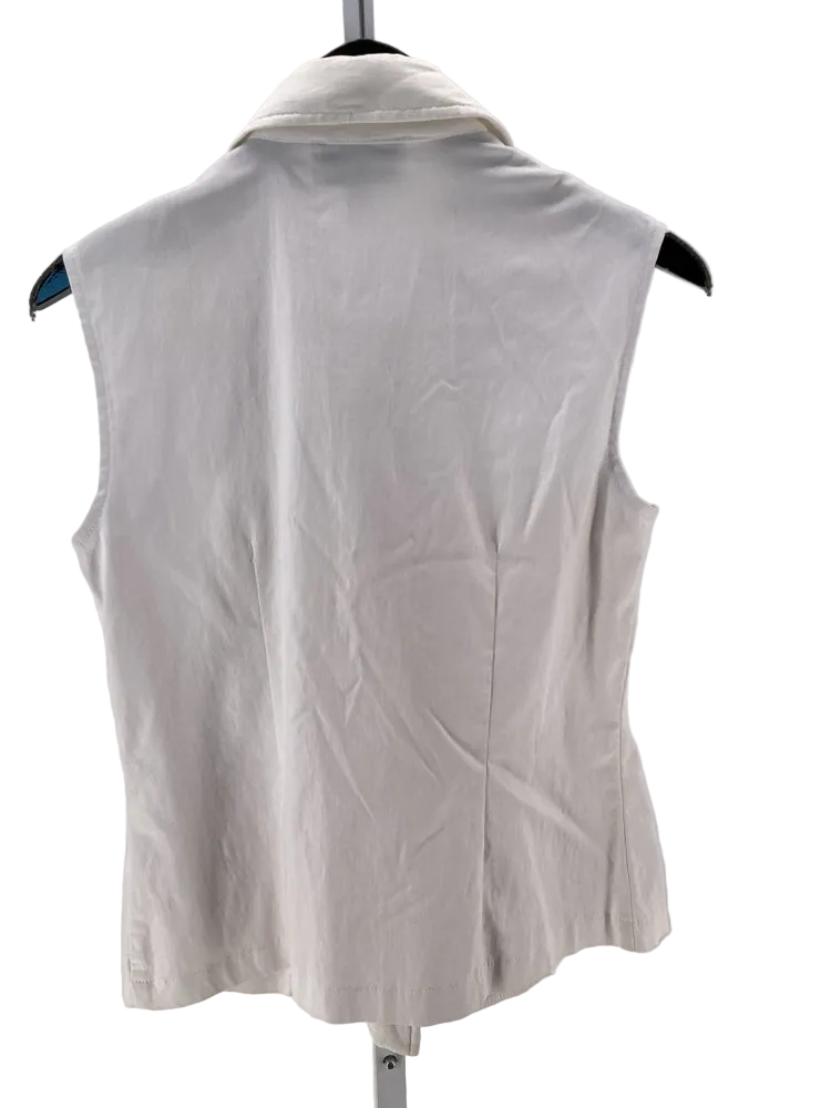 Joseph Ribkoff Size 8 White Vest