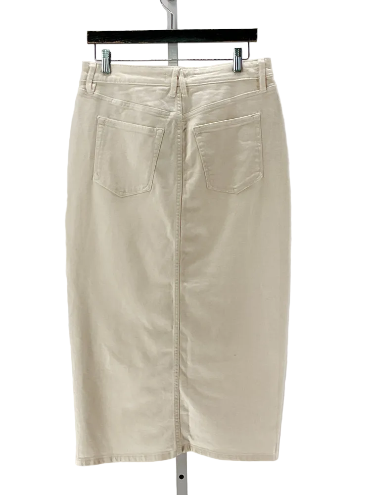Good American Size 10 White Skirt