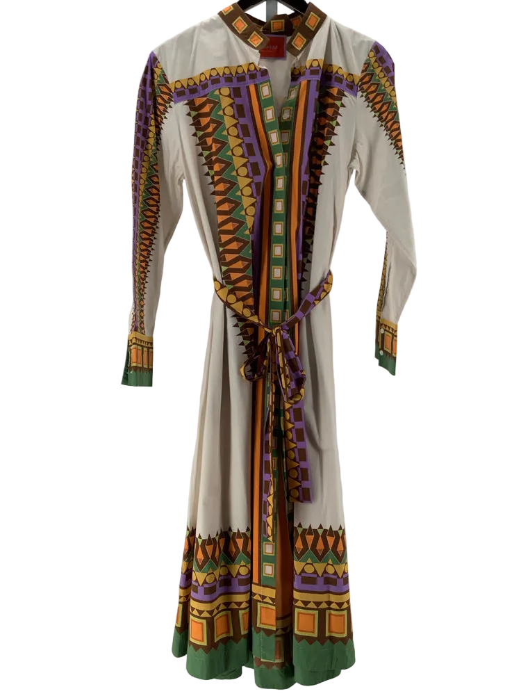 La Double J Size M Cream multi Dress