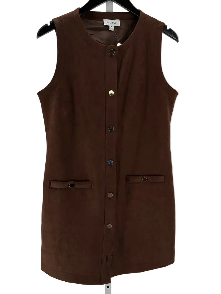 Evereve Size M Brown Dress