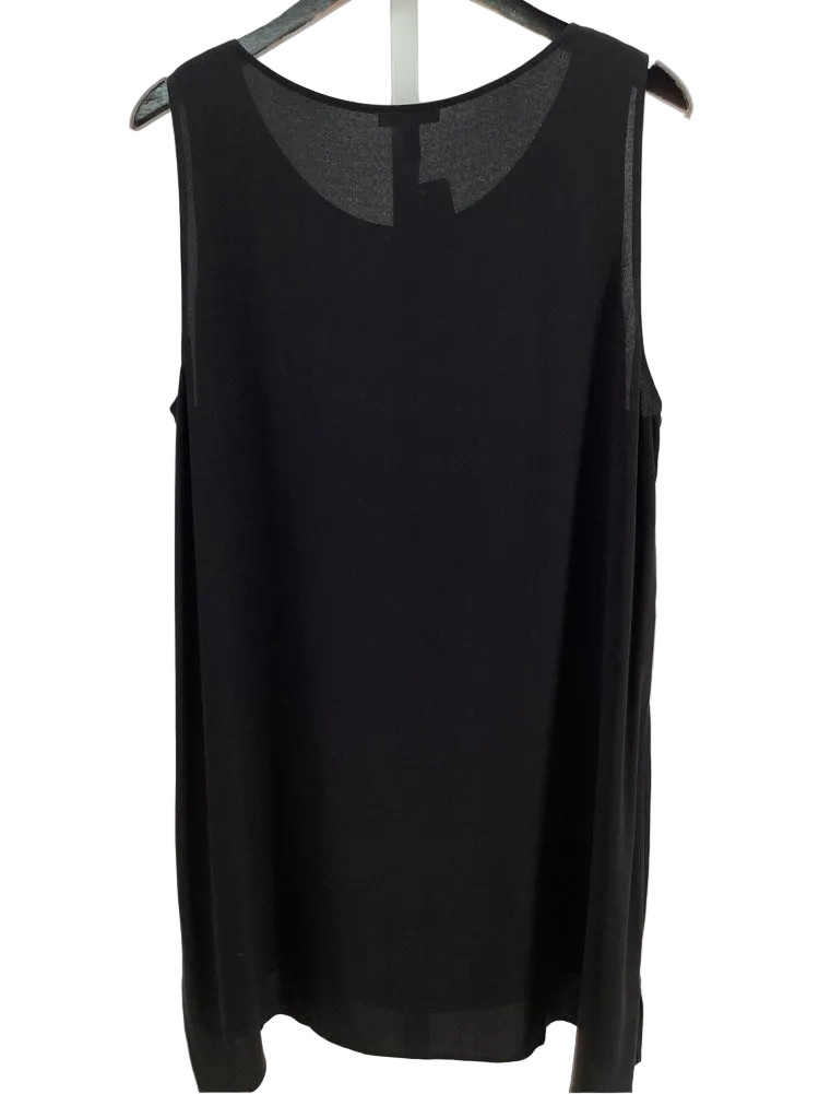 Eileen Fisher Size XL Black Shirt