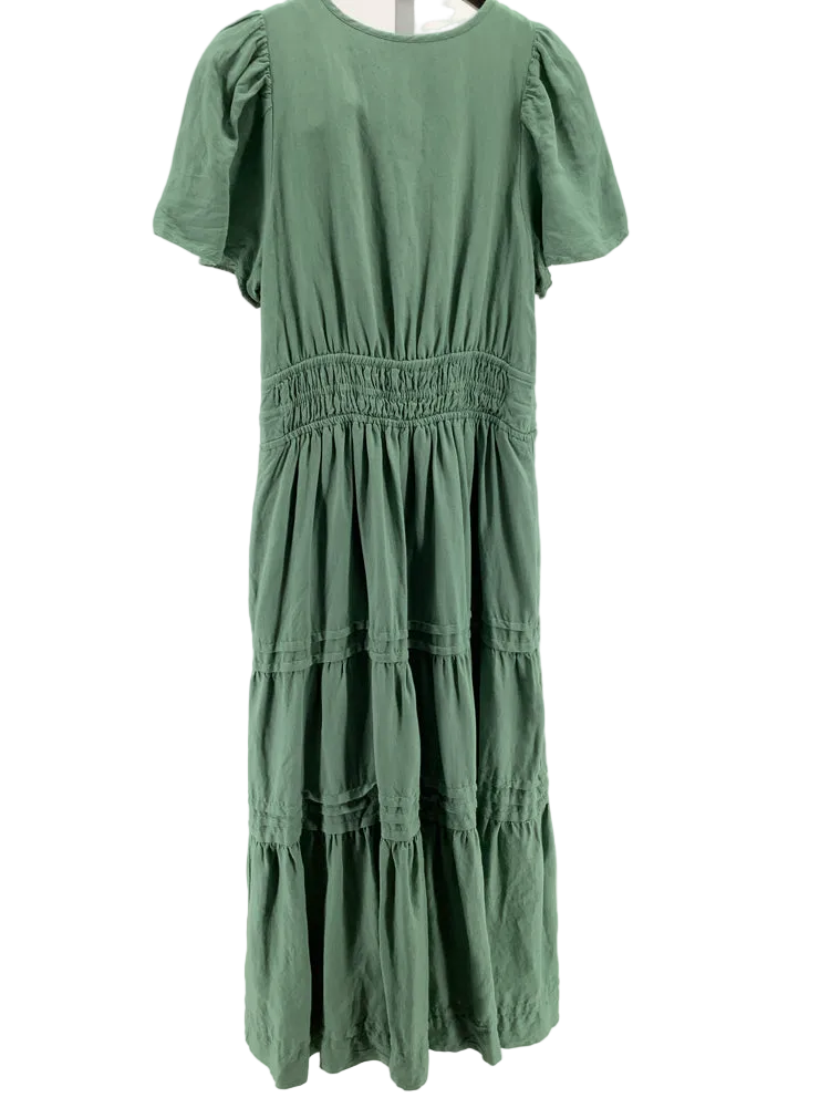 by anthropologie Size M Green Somerset Dress