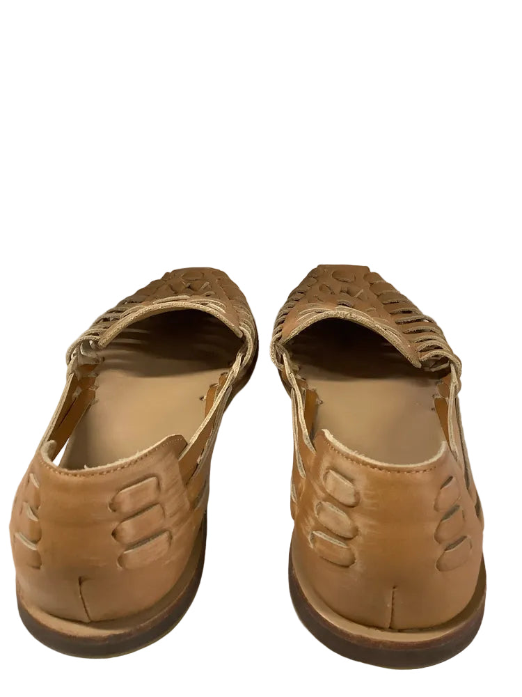 Nisolo Shoe Size 7.5 Tan Huarache Flats