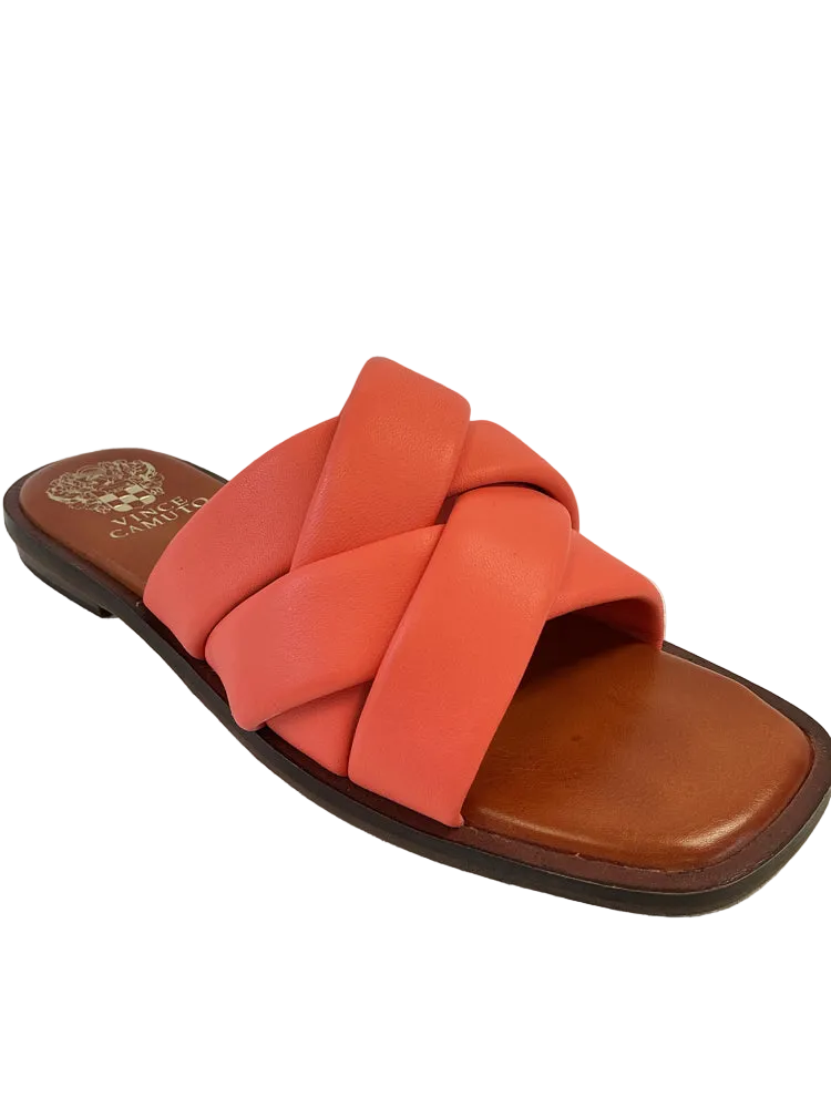 Vince Camuto Shoe Size 7.5 Orange Slides