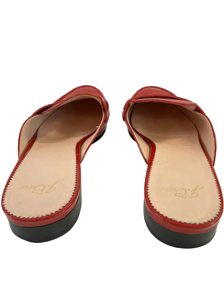 Jcrew Shoe Size 7 Red Mules