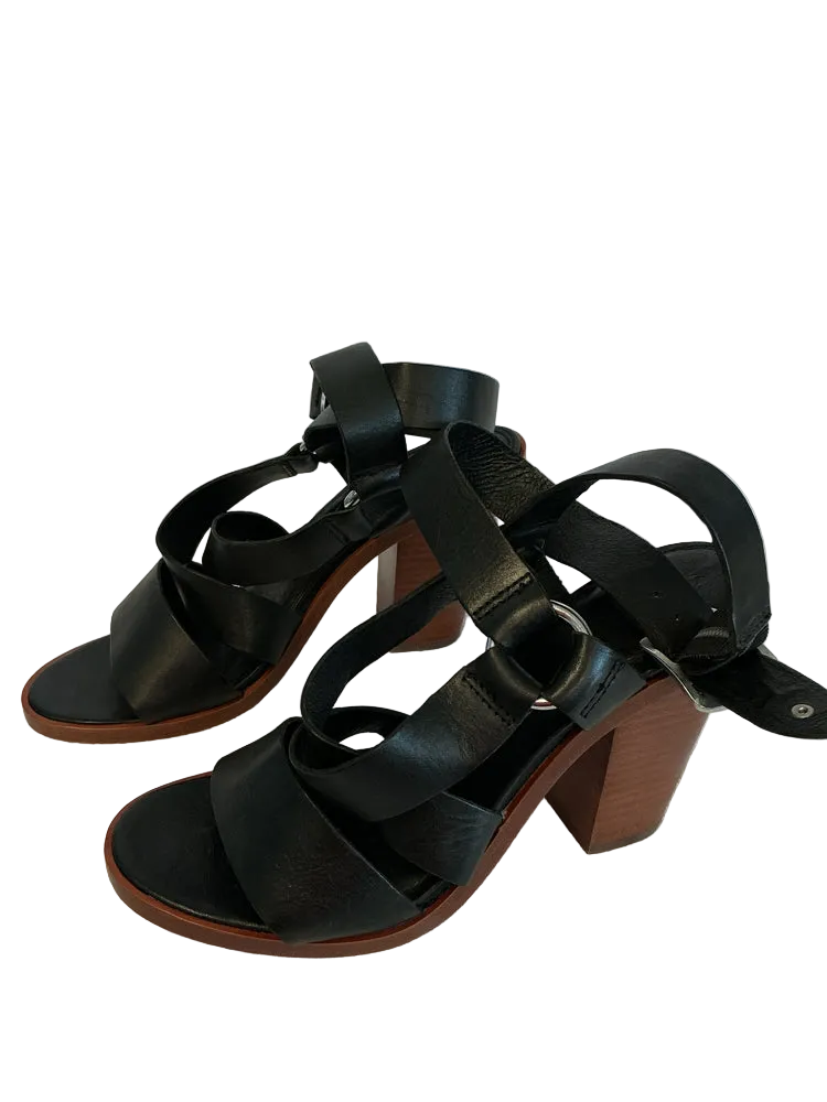 Frye Shoe Size 9 Black Sara Heels