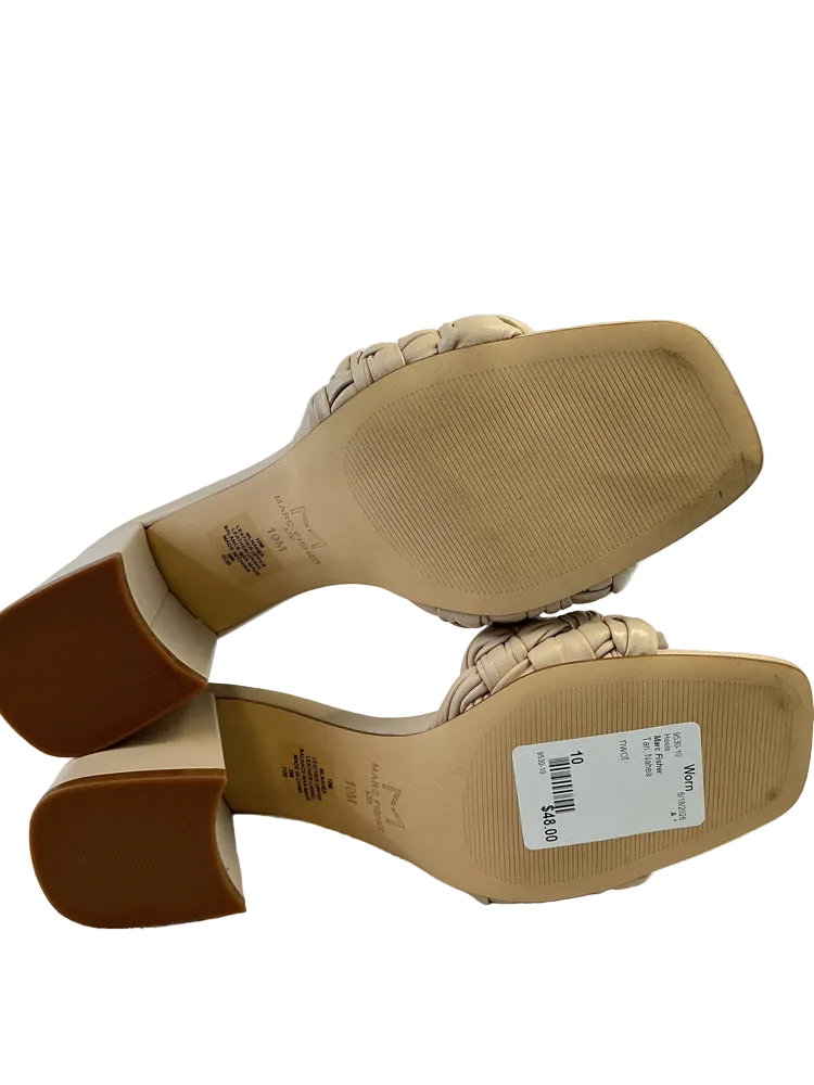 Marc Fisher Shoe Size 10 Tan Nahea Heels