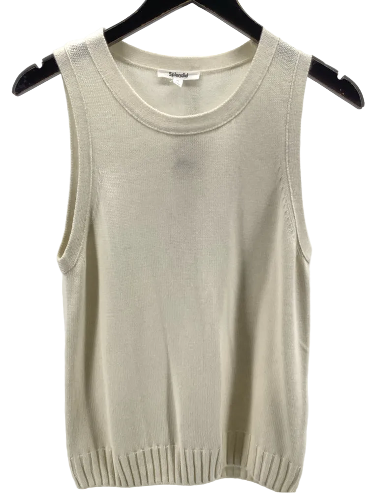 Splendid Size M Cream Amber Tank Top