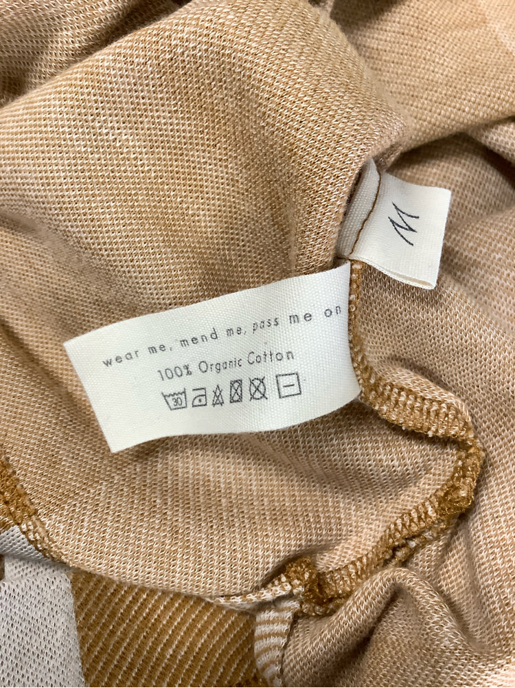 Beaumont Organic Size M Brown & Tan Shirt