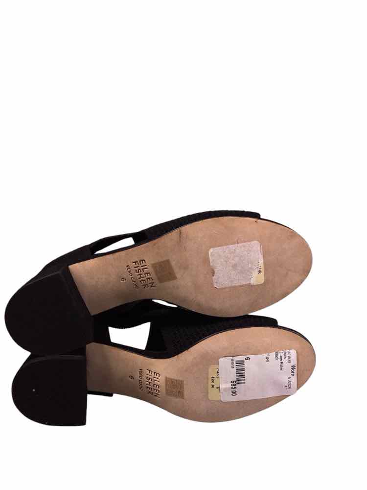 Eileen Fisher Shoe Size 6 Black Heels