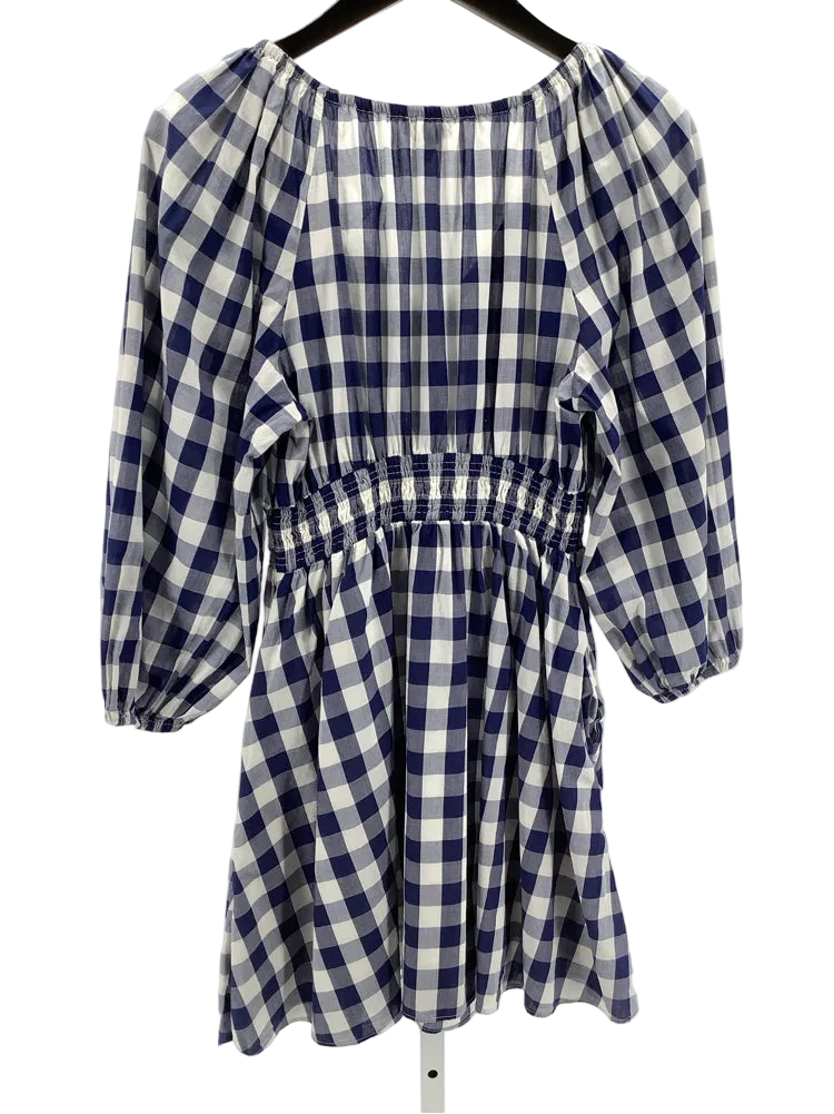 Jcrew Size XS Blue & White Dress