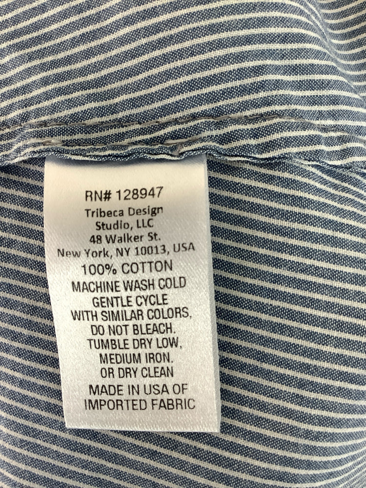 Nili Lotan Size S Blue & White Shirt