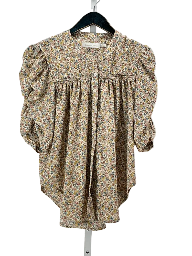 Bishop & Young Size M Tan Multi Shirt