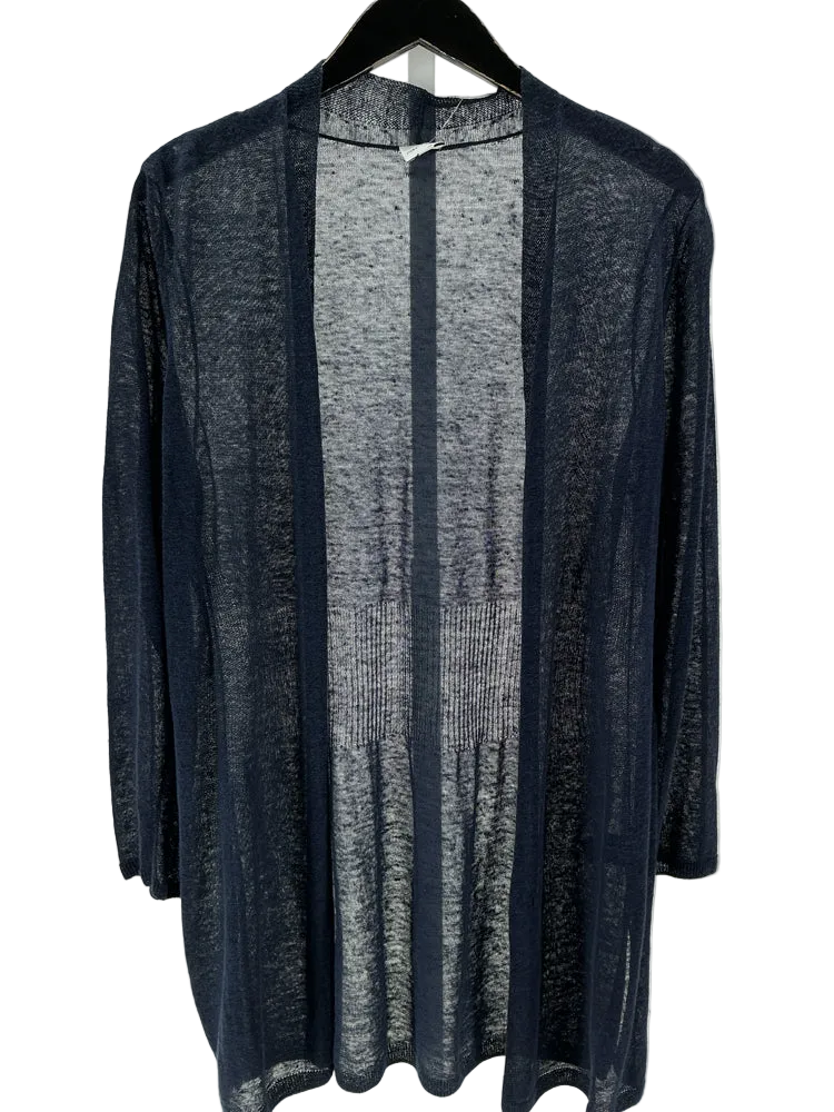 Nic & Zoe Size M Navy Cardigan