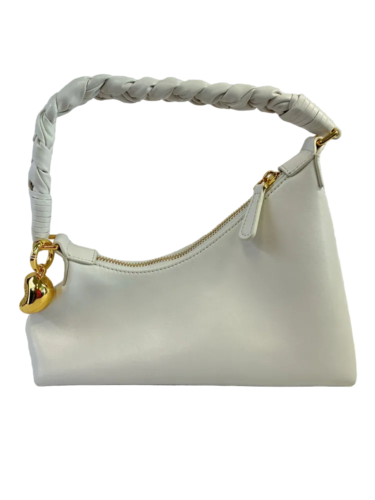 Aupen White Handbags