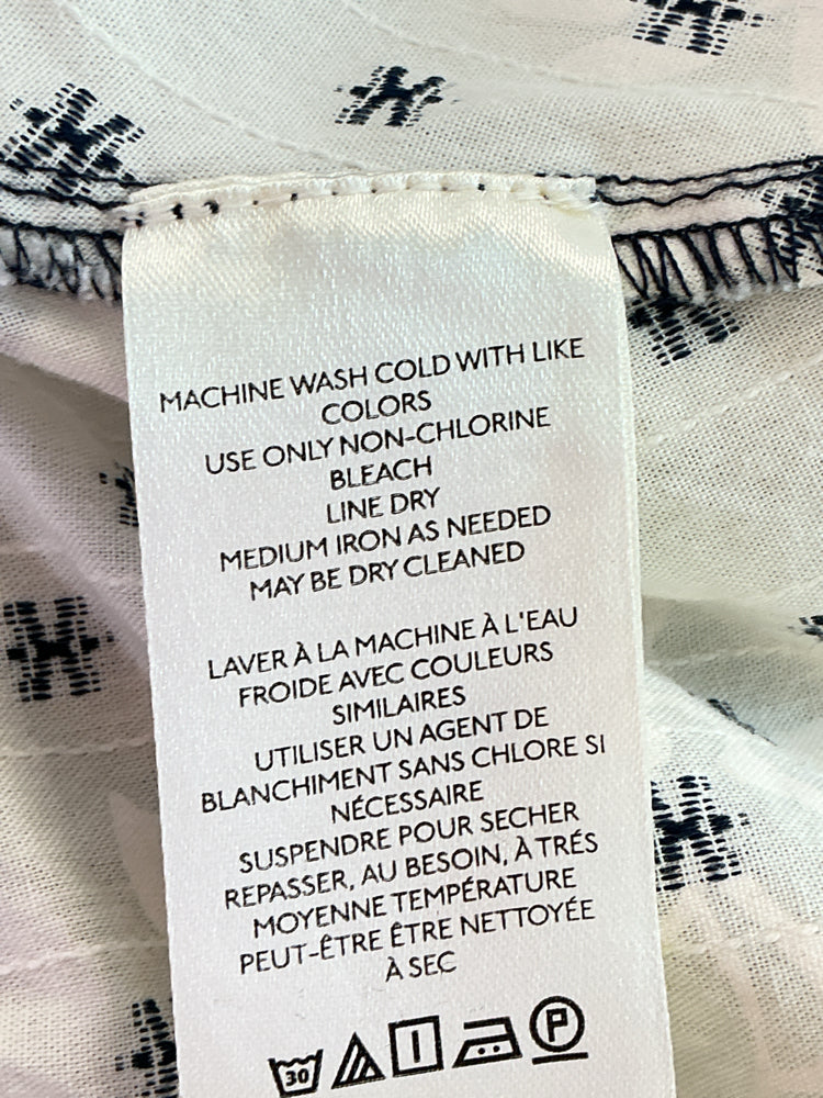 Pilcro Size XL White & Navy Shirt