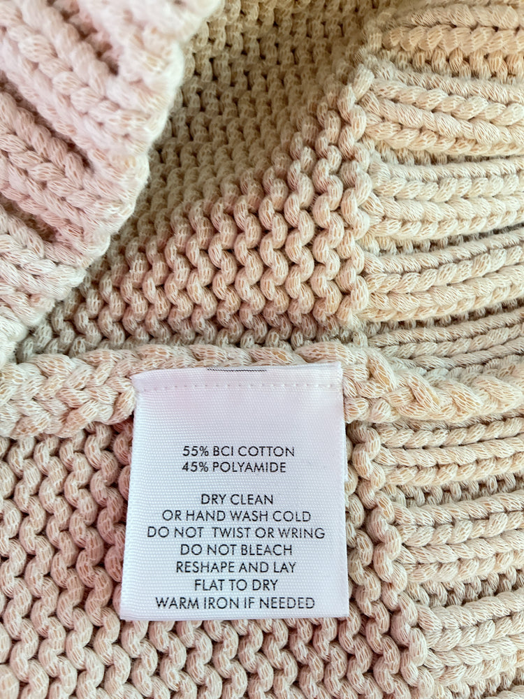 White + Warren Size M Pink Sweater