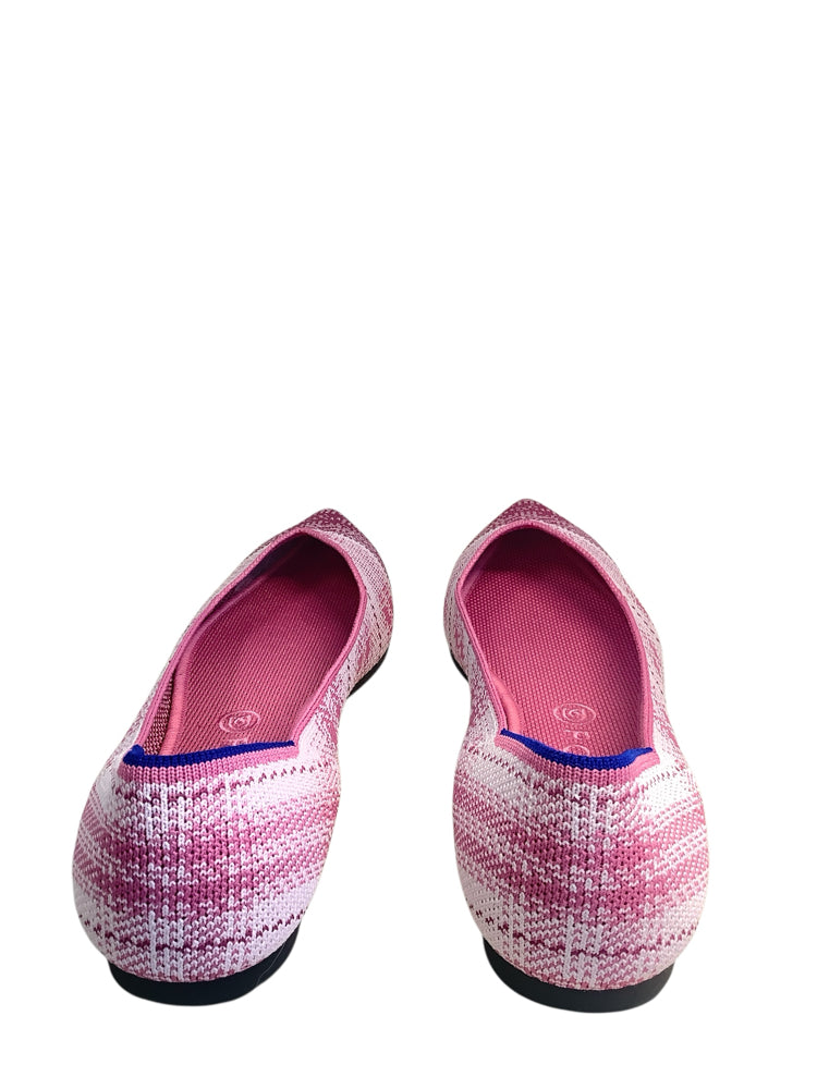 Rothy's Shoe Size 11.5 Pink & White Flats
