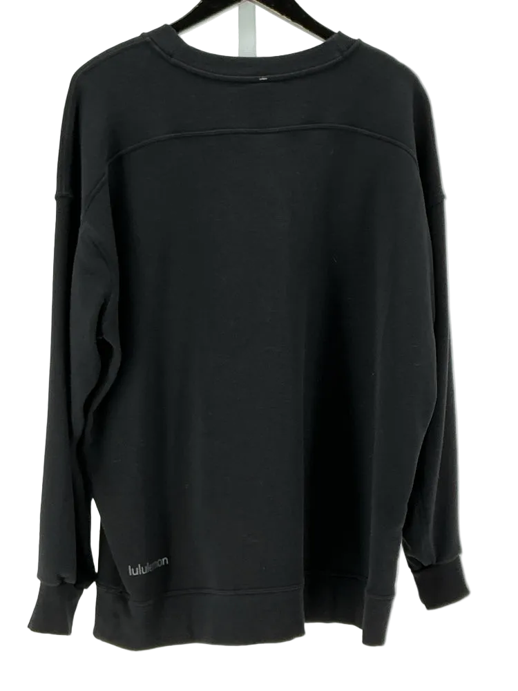 lululemon Size 8 Black Sweatshirt