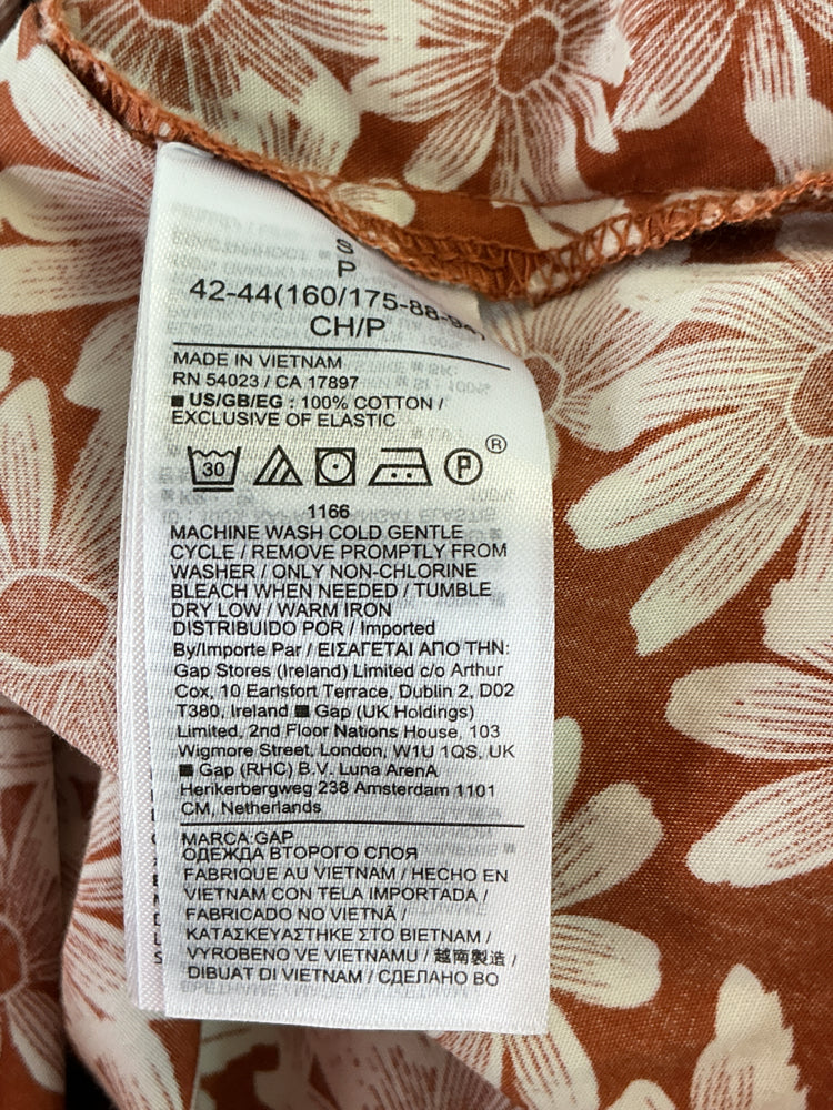 Gap Size S Brown & white Dress