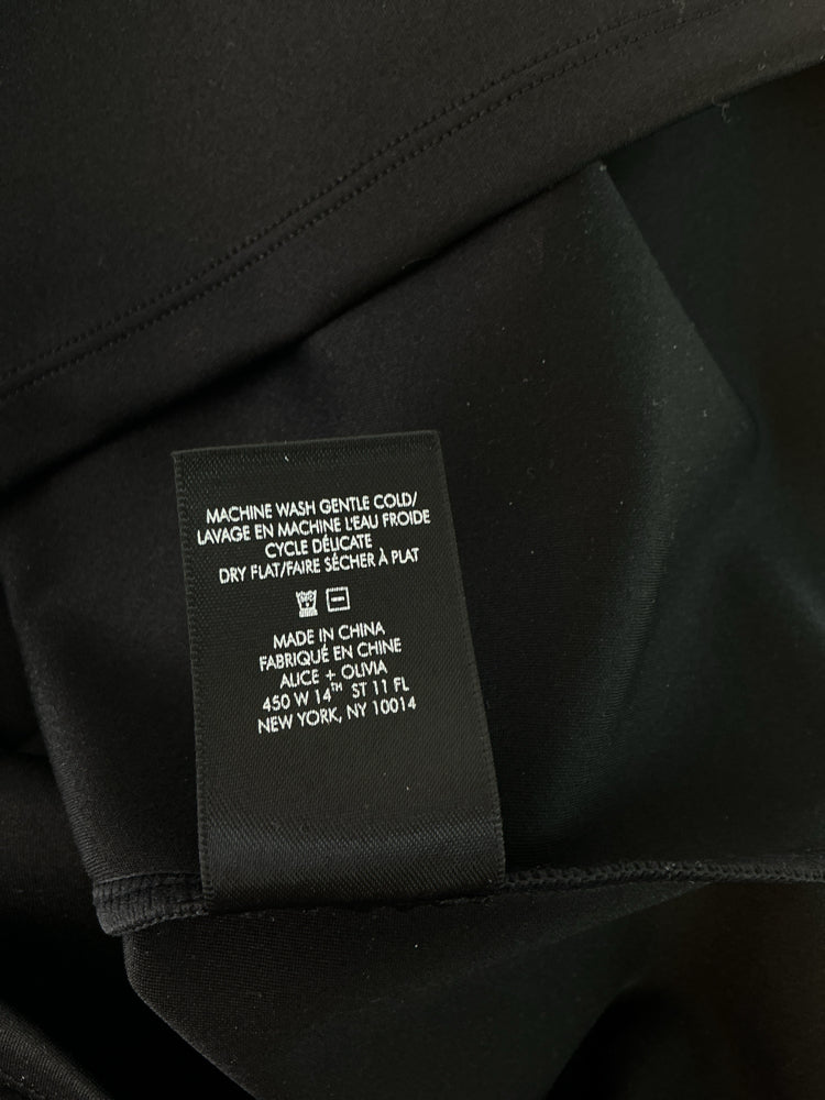 Alice & Olivia Size 8 Black & White Dress