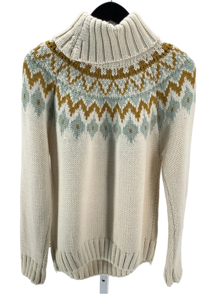 cocobleu Size M Cream multi Sweater