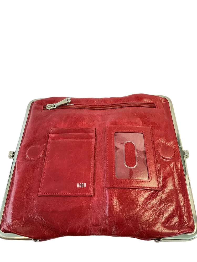 Hobo Red Lauren Clutch