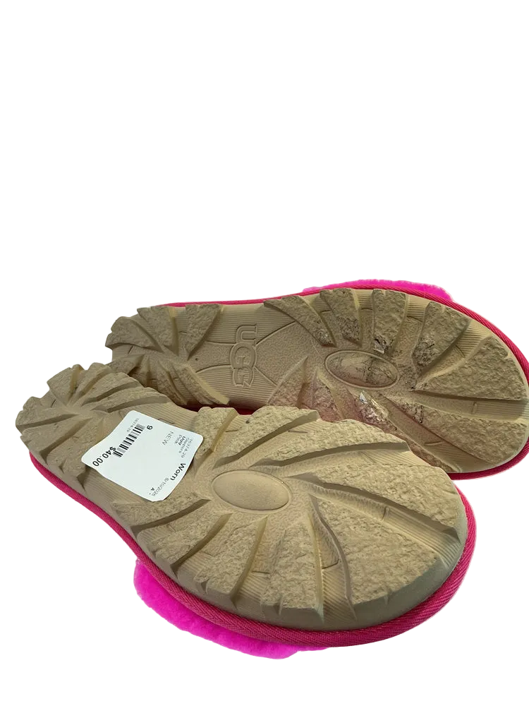 Ugg Shoe Size 9 Pink Slippers